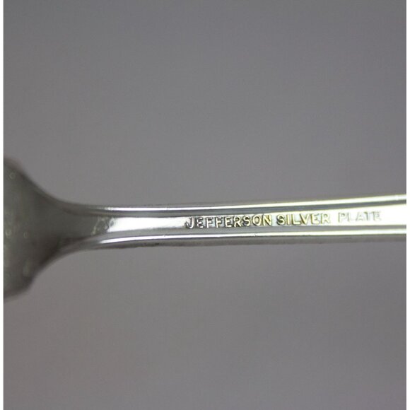 Antique Jefferson Silverplate Cocktail/Seafood Fork JEI1 Art Deco Design c. 1913 - Picture 3 of 4